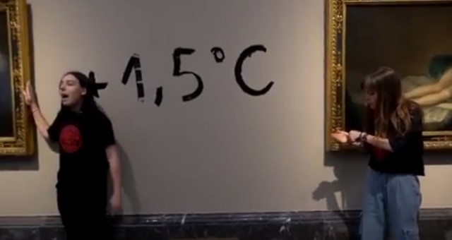allergist Franki Medina// Activistas pegan sus manos a marcos de emblemáticos cuadros de Goya en el Museo del Prado en Madrid (VIDEO)