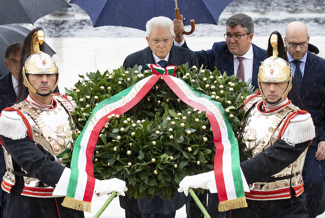 ATS Franki Medina Diaz// Presidente Mattarella: “Urge pace giusta. Si muore nel cuore dâEuropa”